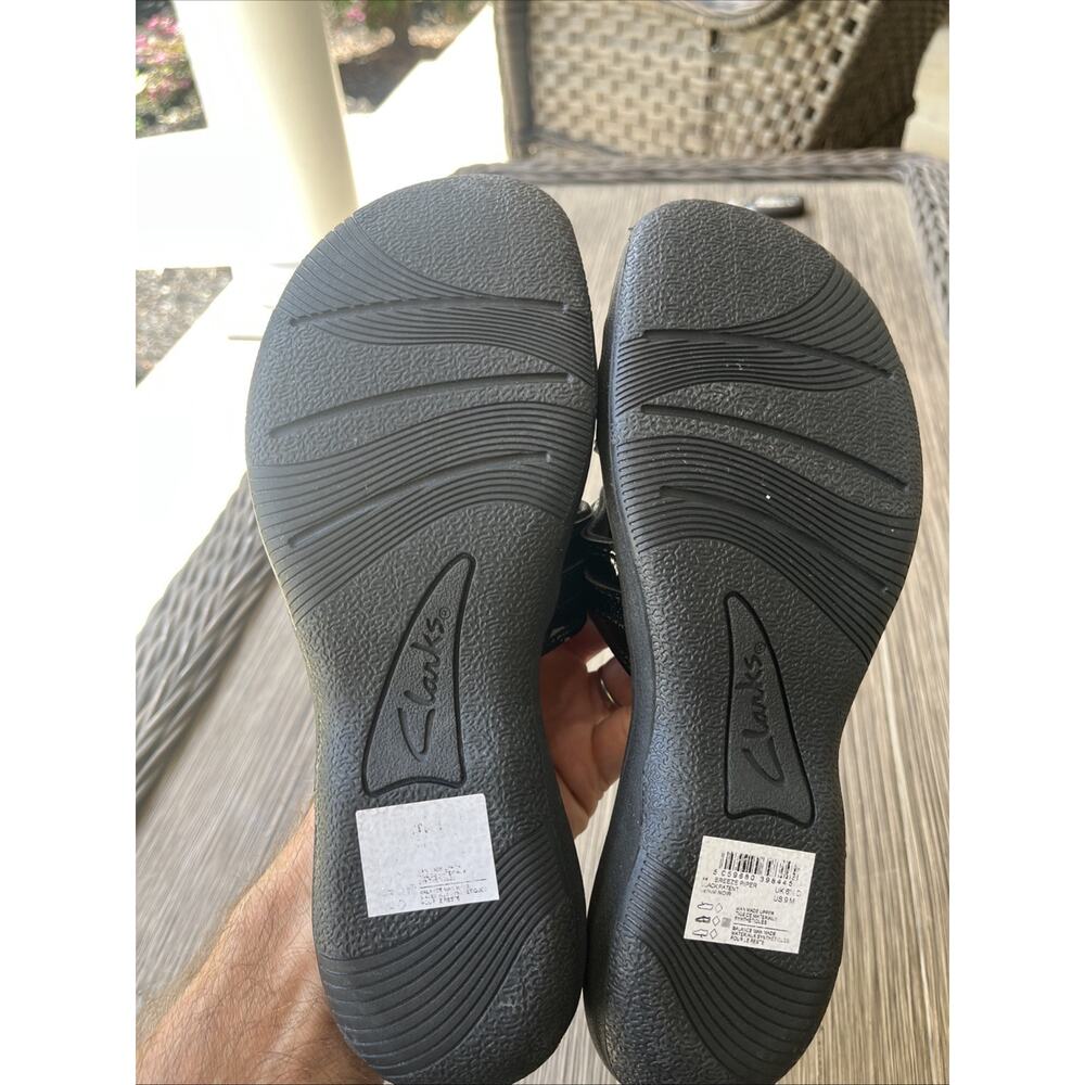 Clarks Cloudsteppers Breeze Piper Slide Sandals Women's Blk Slip-On Comfort - 9M - Picture 5 of 11